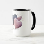 Deux Coeurs ensemble Mug (Devant droit)