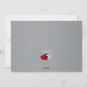 Deux Coeurs Puzzle Pièces Carte Saint Valentin (Dos)