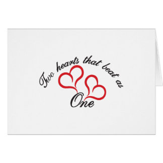 Deux coeurs qui ont battu en tant qu'un