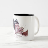 Deux Coeurs Romantique Boire Mug (Devant droit)