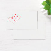 deux coeurs rouges entrelacés (Bureau)