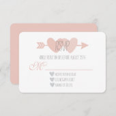 Deux coeurs RSVP (Devant / Derrière)