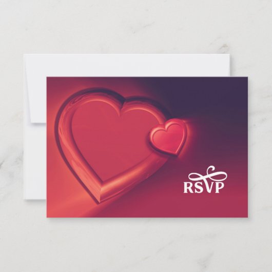 Deux coeurs RSVP (Version 4) (Devant)