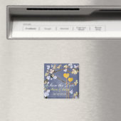 Deux coeurs sauvez la date Mariage Magnet (In Situ (Lave-vaisselle))