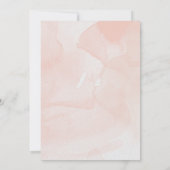 Deux Coeurs Un Voyage | Faire-part de mariage rose (Dos)