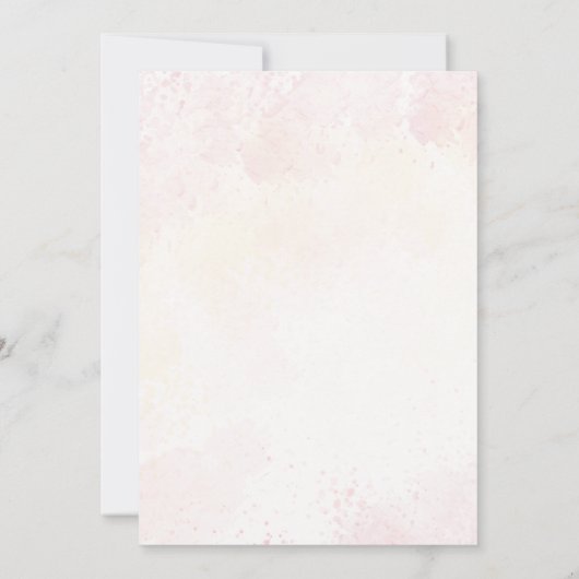 Deux Coeurs Un Voyage Simple Faire-part de mariage (Dos)