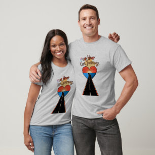Deux Coeurs, un voyage - T-shirt amour et aventure