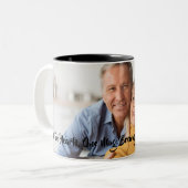 Deux Coeurs une Mug Valentine's Photo Café Mug (Devant gauche)