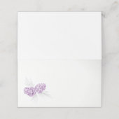 Deux cônes de pin violet dessinent des cartes de l (Extérieur déplié)