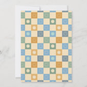 Deux Cool Dude Boys Blue 2nd Birthday Invitation (Dos)