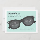 Deux Cool | Summer Sunnies Anniversaire Invitation (Devant)