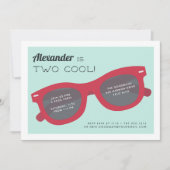 Deux Cool | Summer Sunnies Anniversaire Invitation (Devant)