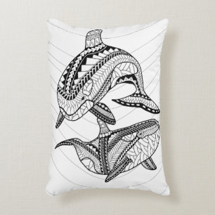 Deux Coussin de coloriage pour adultes