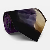 Deux Cravates d'iris violets foncés (Roulé)