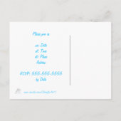 Deux cygnes noirs Dessiner Mariage Inviter Cartes (Dos)