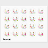 Deux dames aux Stickers Café (Feuille)