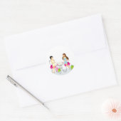 Deux dames aux Stickers Café (Enveloppe)