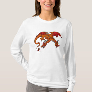 Deux dames de dragon en tête sweat - shirt à capuc