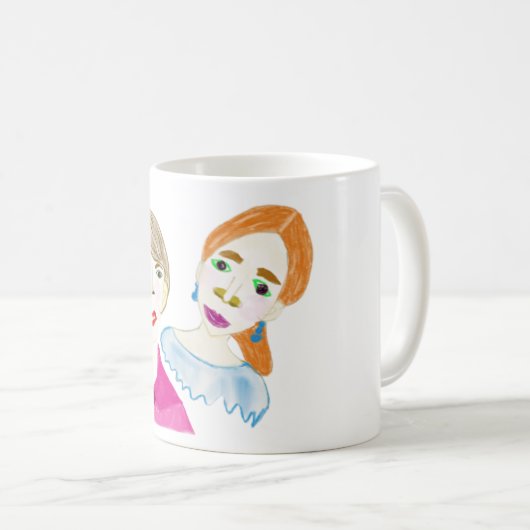 Deux dames Mug (Devant droit)