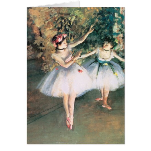 Deux danseurs sur scène par Edgar Degas, Art Vinta (Devant)