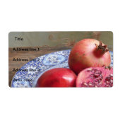 Deux deviennent un Étiquette de adresse Mariage pe (Devant)