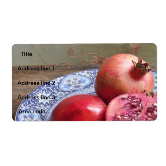 Deux deviennent un Étiquette de adresse Mariage pe (Devant)