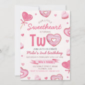 Deux Douces Invitations d'Anniversaire (Devant)