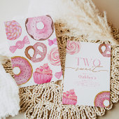 Deux doux 2e anniversaire Invitation