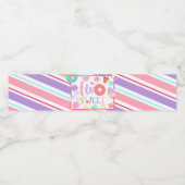 Deux doux Étiquette de bouteille d'eau d'anniversa (Étiquettes simples)