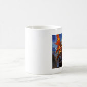 Deux dragons sur une tasse (Centre)