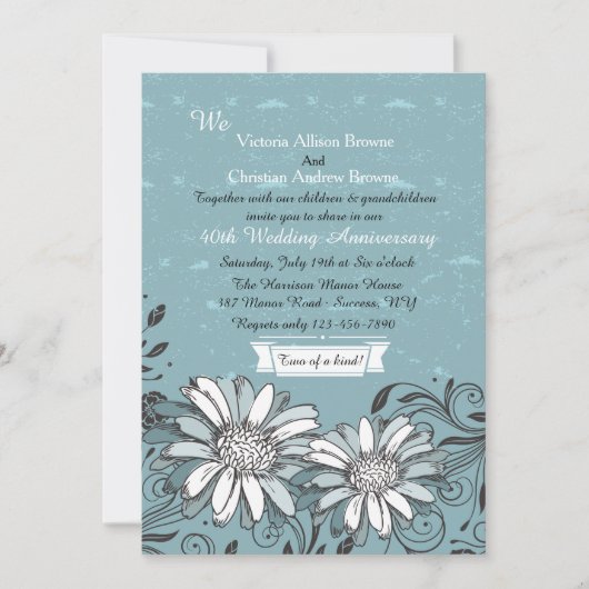 Deux d'une invitation aimable (Devant)