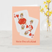 Deux d'une reine en forme de jouer aux cartes Sain (Fleur jaune)