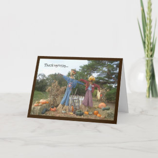 Deux Écarts Humoristiques Carte Thanksgiving