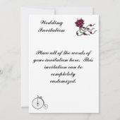 Deux épouses Faire-part de mariage (Dos)