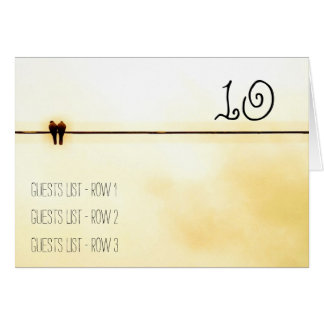 DEUX - Espace réservé table Mariage