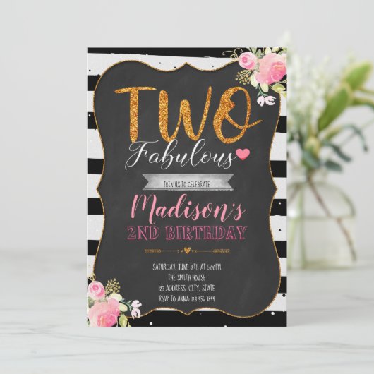 Deux fabuleuses invitations pour fêter un annivers (Debout devant)