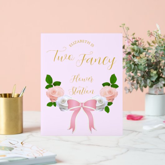 Deux Fancy Bow Floral Anniversaire (Mariage)
