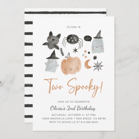 Deux fantômes | Invitation fantôme | 2e fantôme (Devant / Derrière)