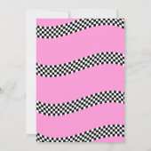 Deux Fast Race Car Boy 2e Invitation de fête d'ann (Dos)