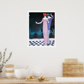 DEUX FEMMES DANS LA NUIT, Art Déco Beauté Mode (Cuisine)