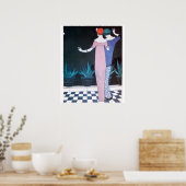 DEUX FEMMES DANS LA NUIT ,Art Déco Beauté Mode (Cuisine)