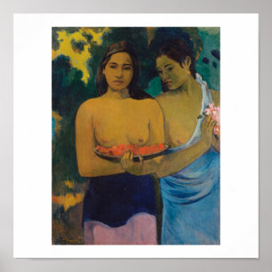 "DEUX FEMMES TAHAITIENNES" PAUL GAUGUIN POSTER 189