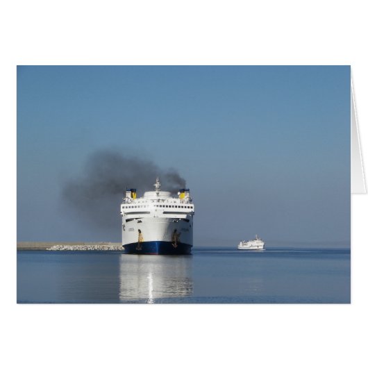 Deux ferrys en Grèce (Devant horizontal)