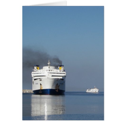 Deux ferrys en Grèce (Devant)