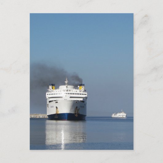 Deux ferrys en Grèce Carte postale (Devant)