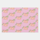 Deux feuilles de papier d'enveloppement de pêches (Devant 3)