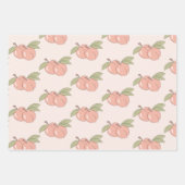 Deux feuilles de papier d'enveloppement de pêches (Devant 2)