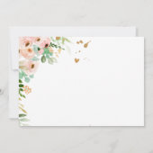 Deux Fille sauvage 2e anniversaire Invitation Flor (Dos)