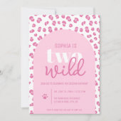 Deux Fille Sauvage Deuxième Invitation anniversair (Devant)