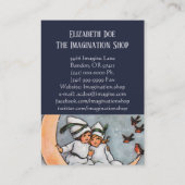 Deux filles sur le carte de visite imaginatif de (Dos)